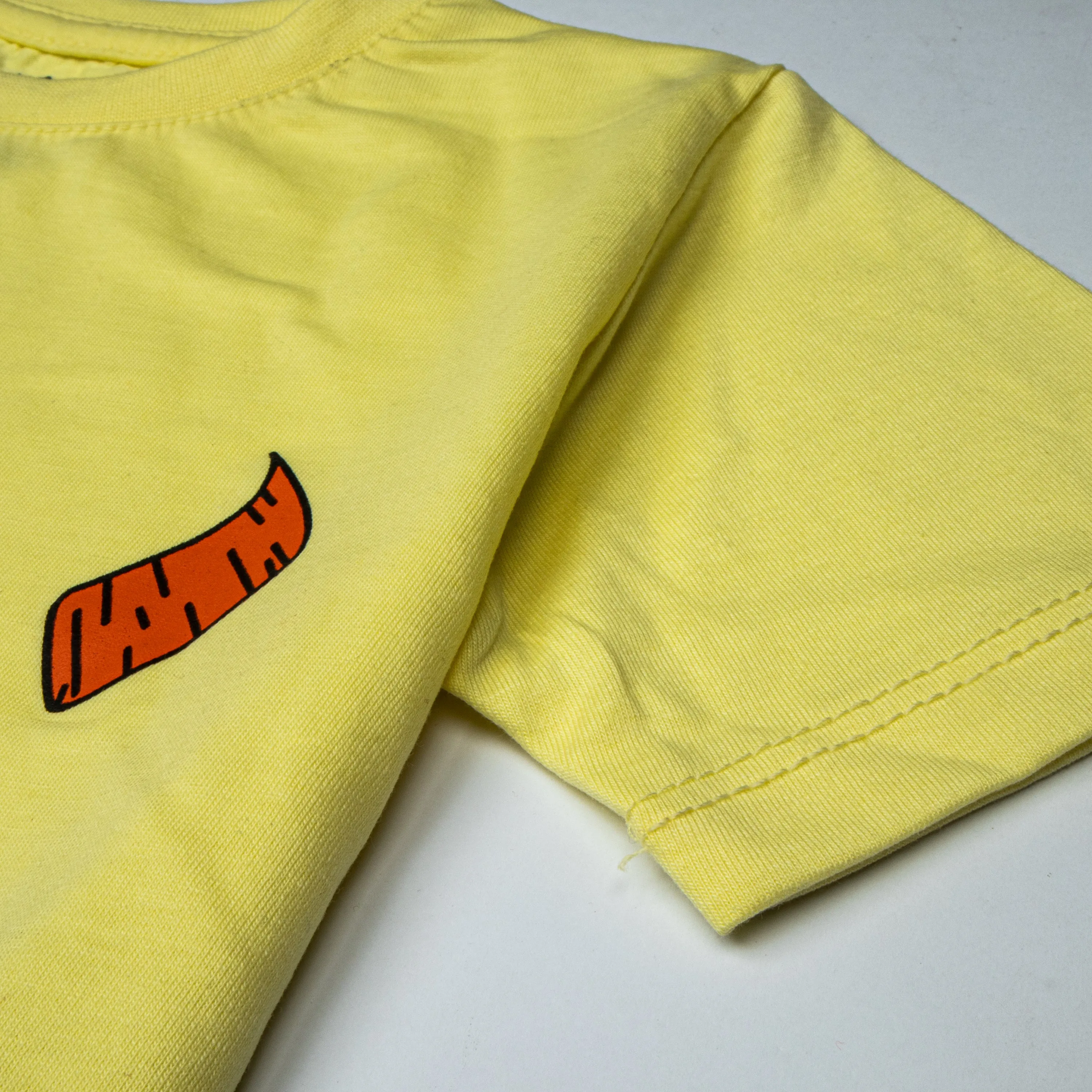 Boys Half Sleeves-Printed T-Shirt (Hungry)