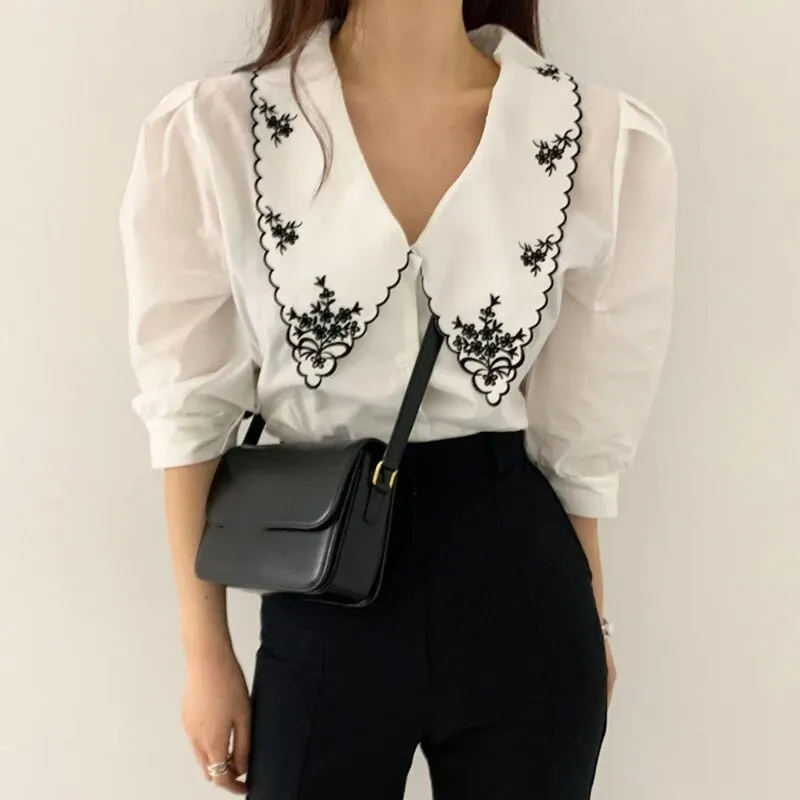 Brigid® | Women'S Elegant Embroidered Blouse