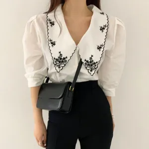 Brigid® | Women'S Elegant Embroidered Blouse