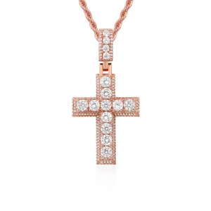 Brilliance Layered Cross Pendant