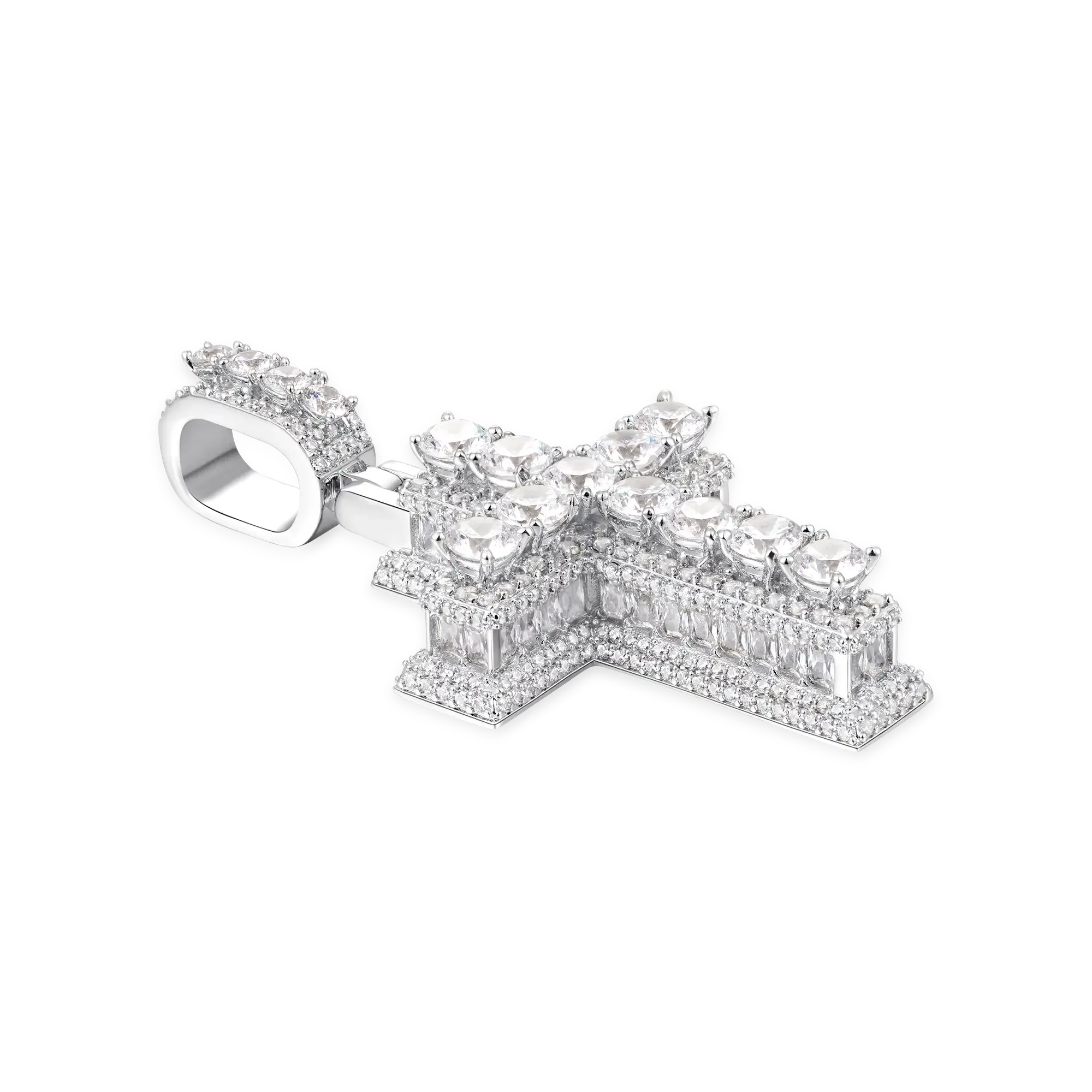 Brilliance Layered Cross Pendant
