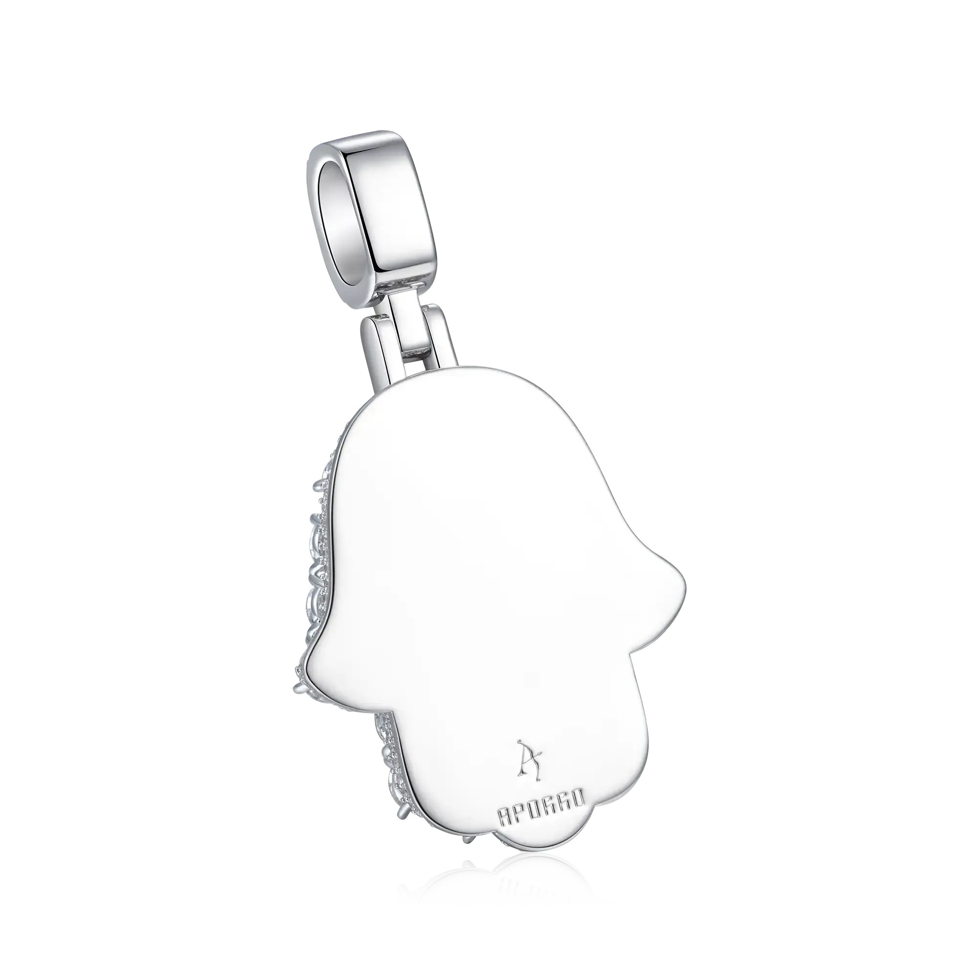 Brilliance Layered Hamsa Pendant