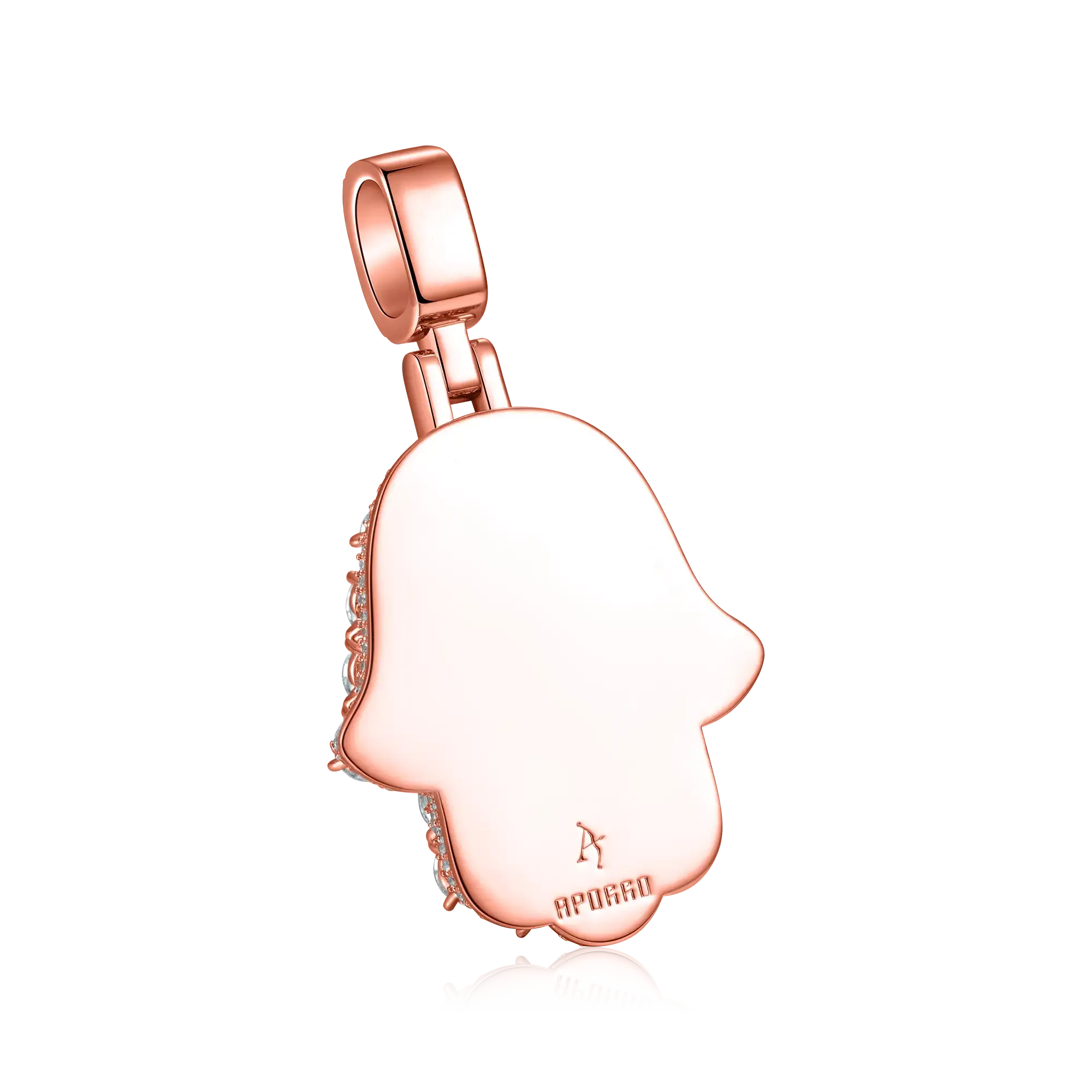 Brilliance Layered Hamsa Pendant
