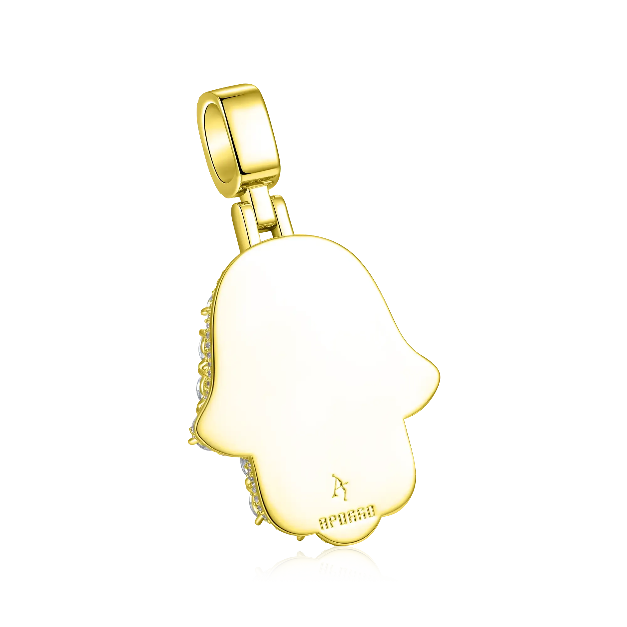 Brilliance Layered Hamsa Pendant