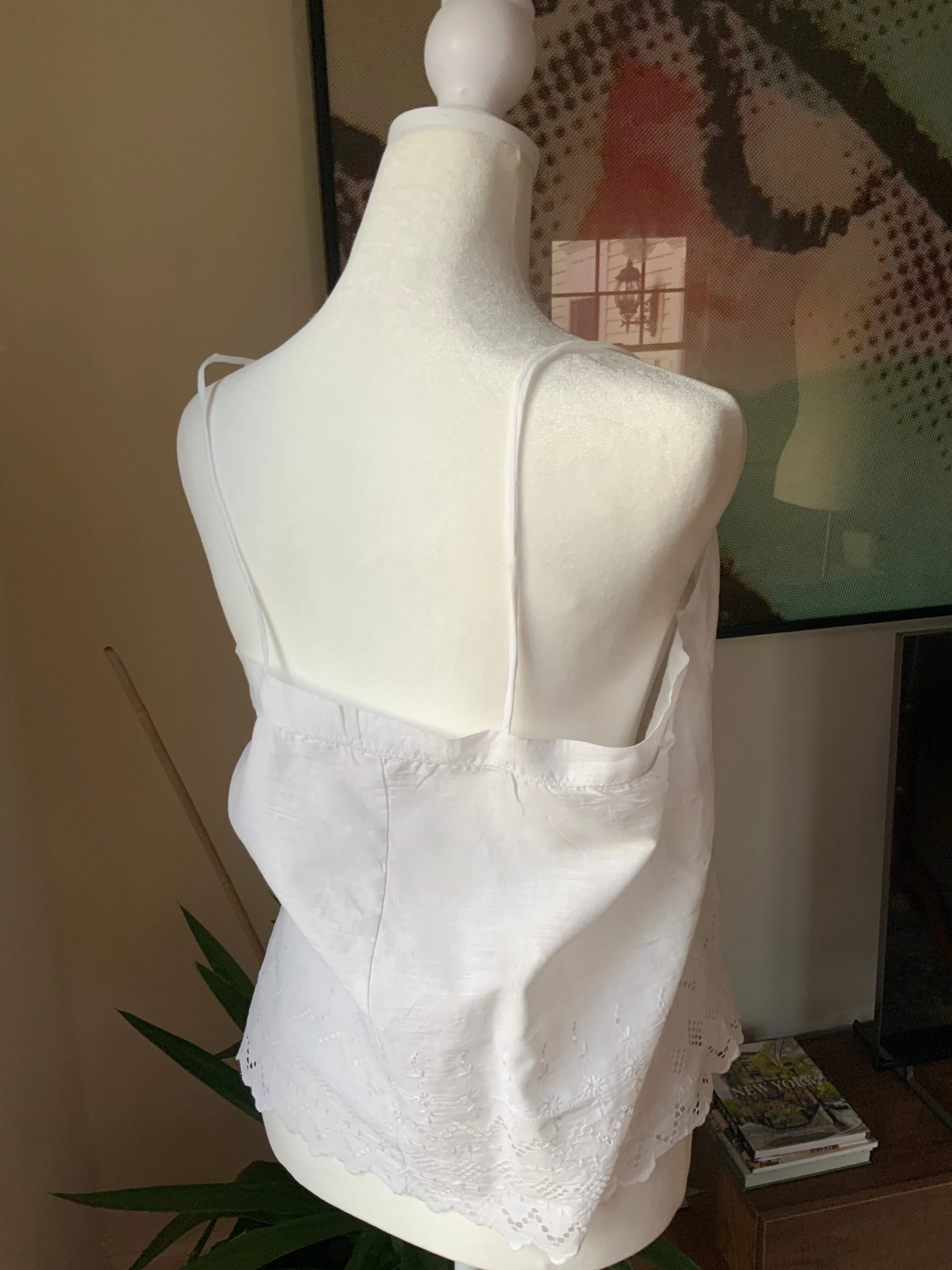 Broderie Blouse with antique aplique - Y2k -
