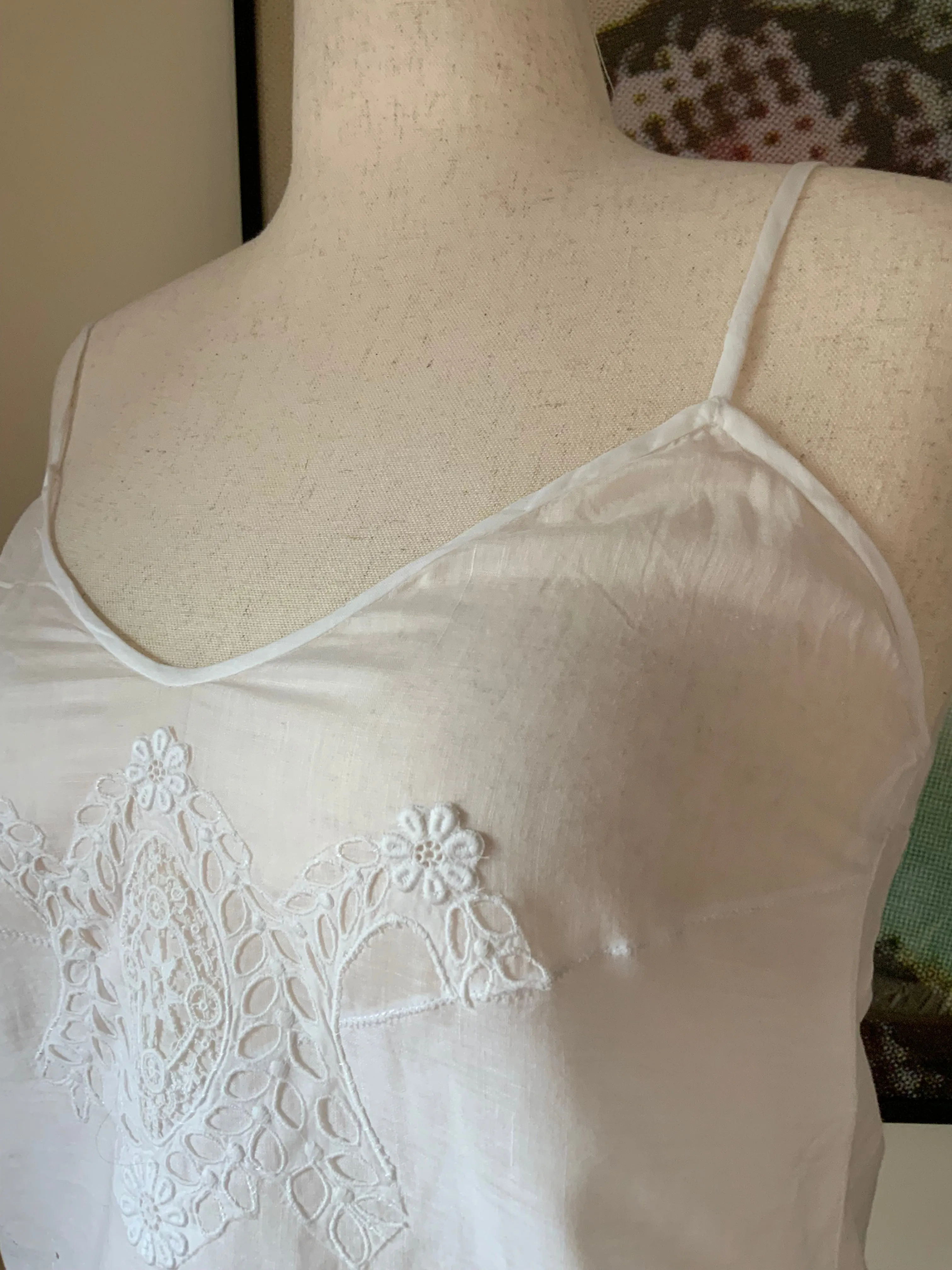 Broderie Blouse with antique aplique - Y2k -