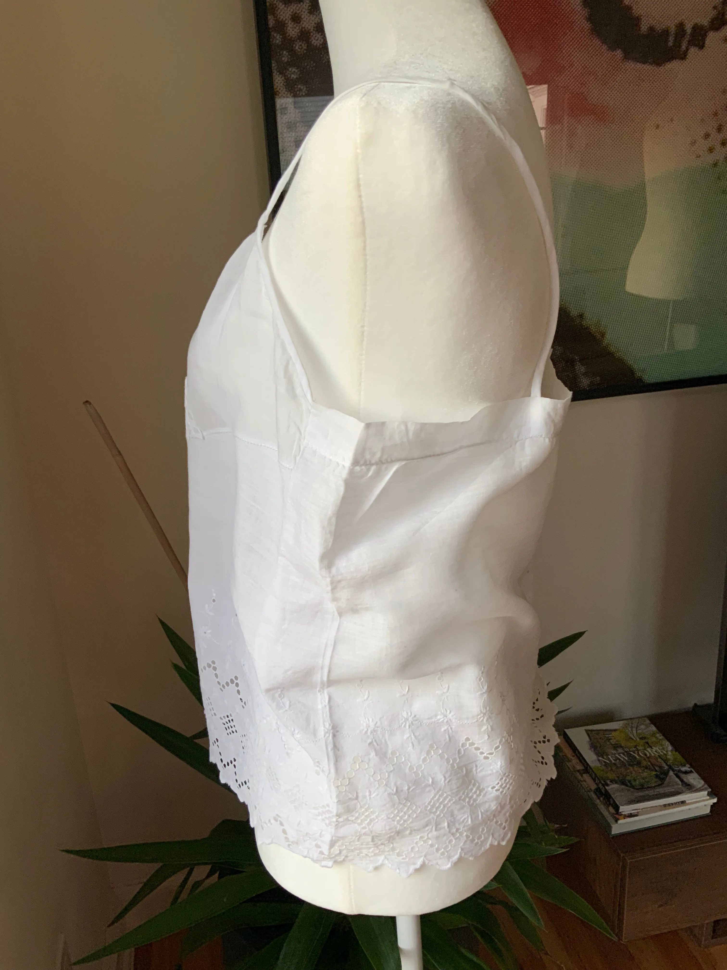 Broderie Blouse with antique aplique - Y2k -