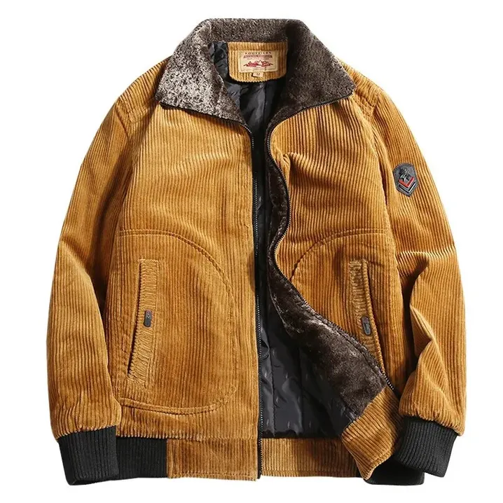 Brovade | stylish winter corduroy jacket for men
