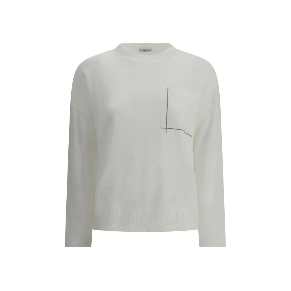 Brunello Cucinelli Sweater With Iconic Embellishments
