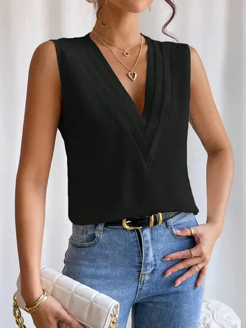 Bubba® | Elegant Sleeveless Blouse