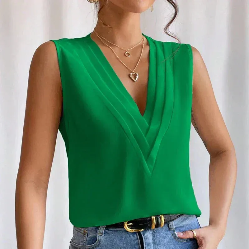 Bubba® | Elegant Sleeveless Blouse
