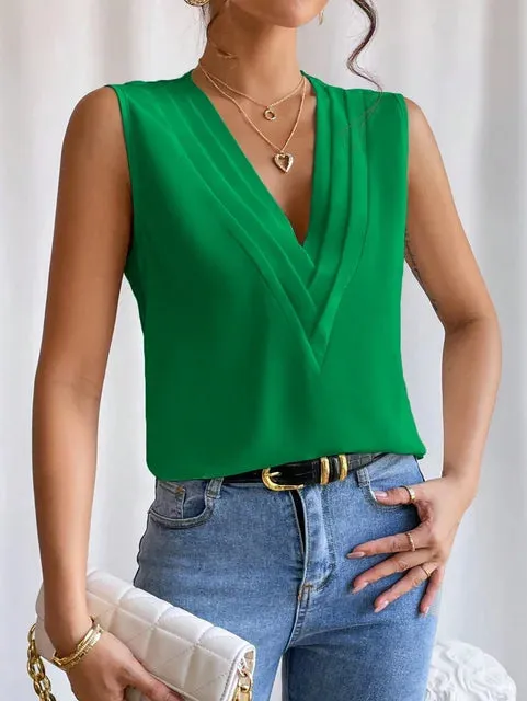 Bubba® | Elegant Sleeveless Blouse