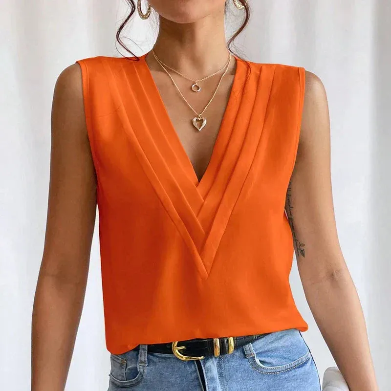 Bubba® | Elegant Sleeveless Blouse