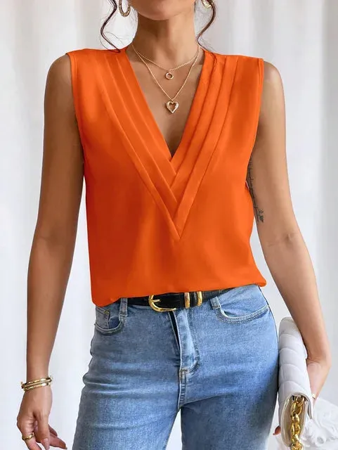 Bubba® | Elegant Sleeveless Blouse