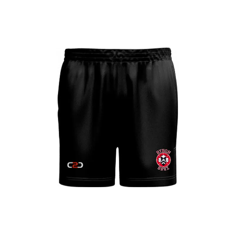 Byron Bay HP Split High Thigh SlimFit HP Shorts Black Youth/Mens