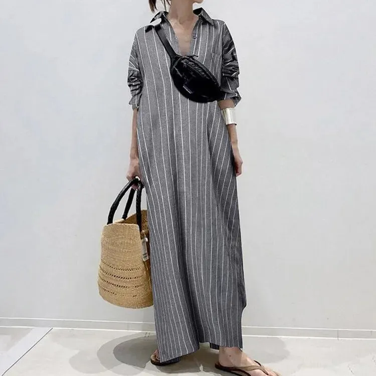 Carmen - Striped fashion dress