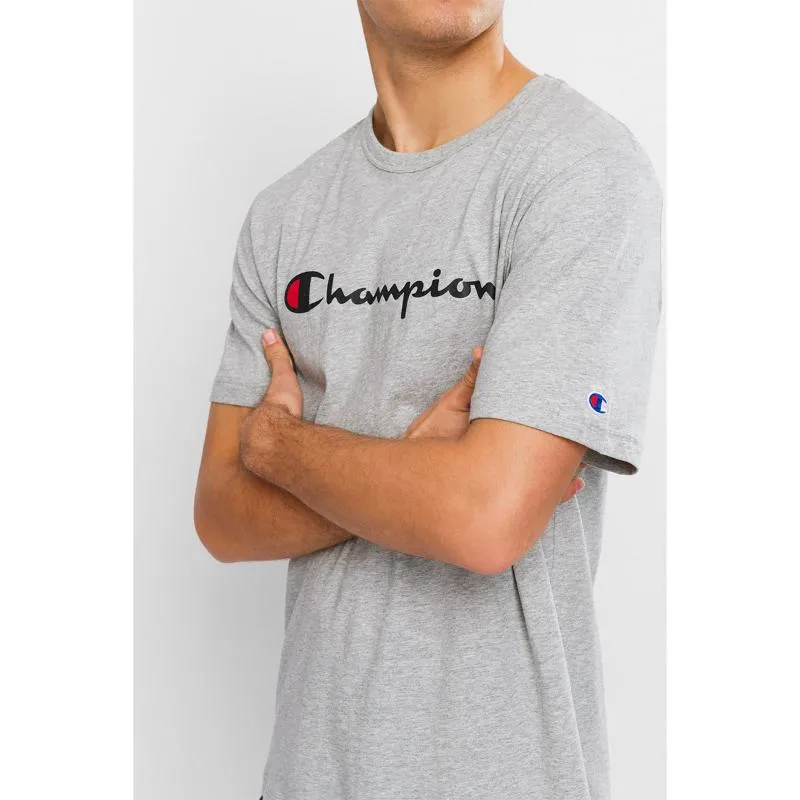 Champion Mens Script Short Sleeve Tee