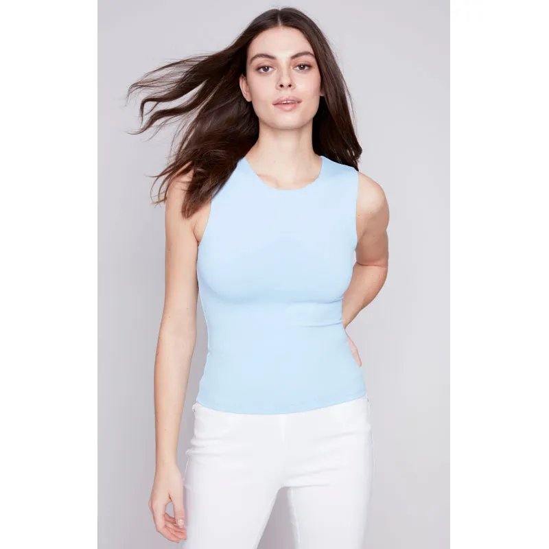 Charlie B Sleeveless RIB Top
