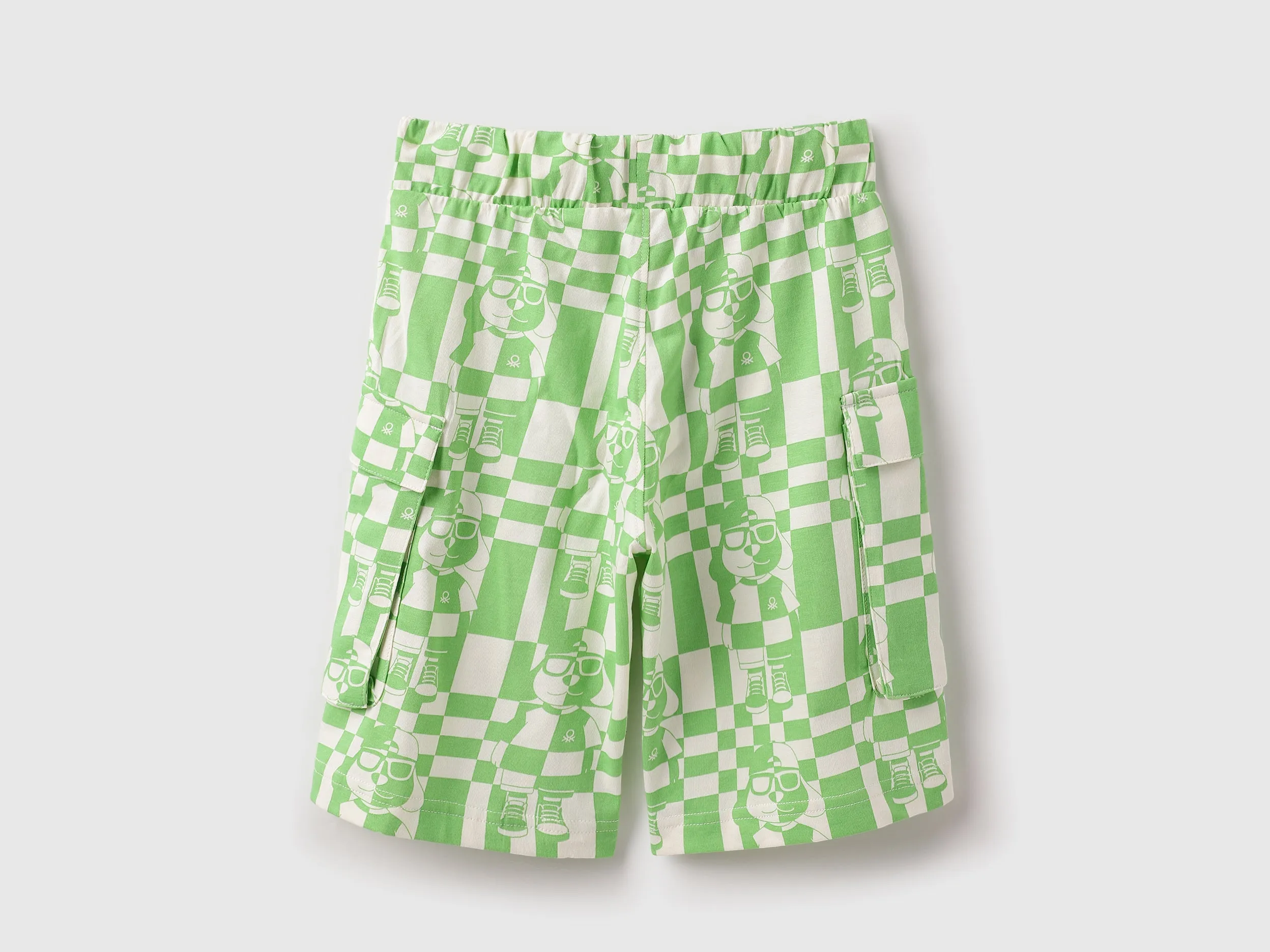 Checkered Regular Fit Shorts
