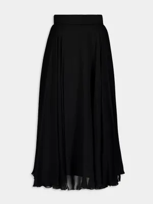 Chiffon Midi Skirt