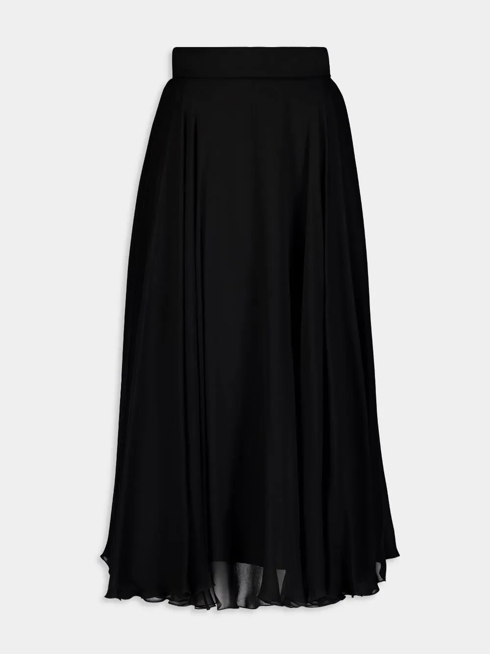 Chiffon Midi Skirt