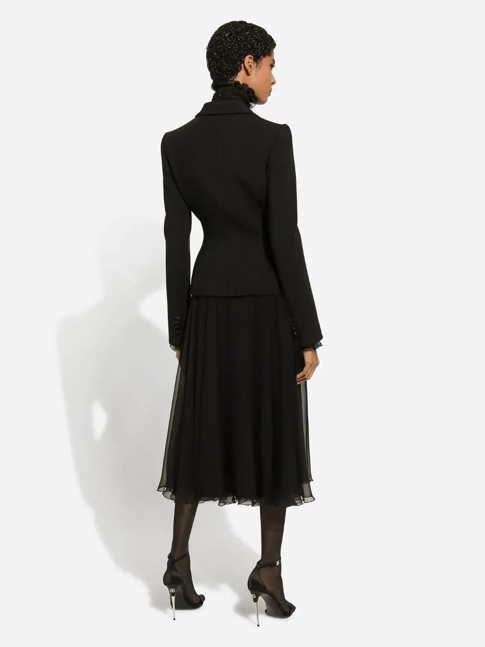 Chiffon Midi Skirt