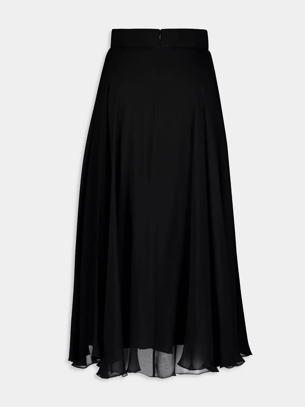 Chiffon Midi Skirt
