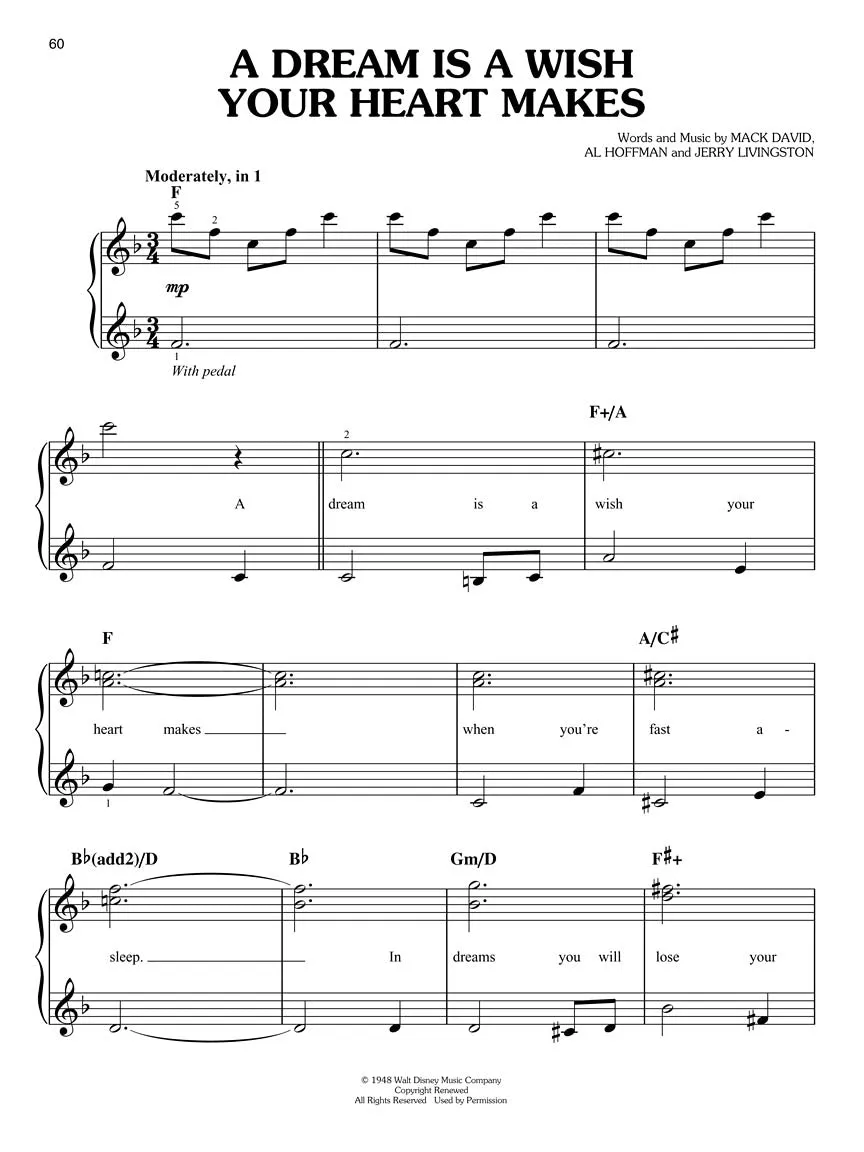 Cinderella - Easy Piano