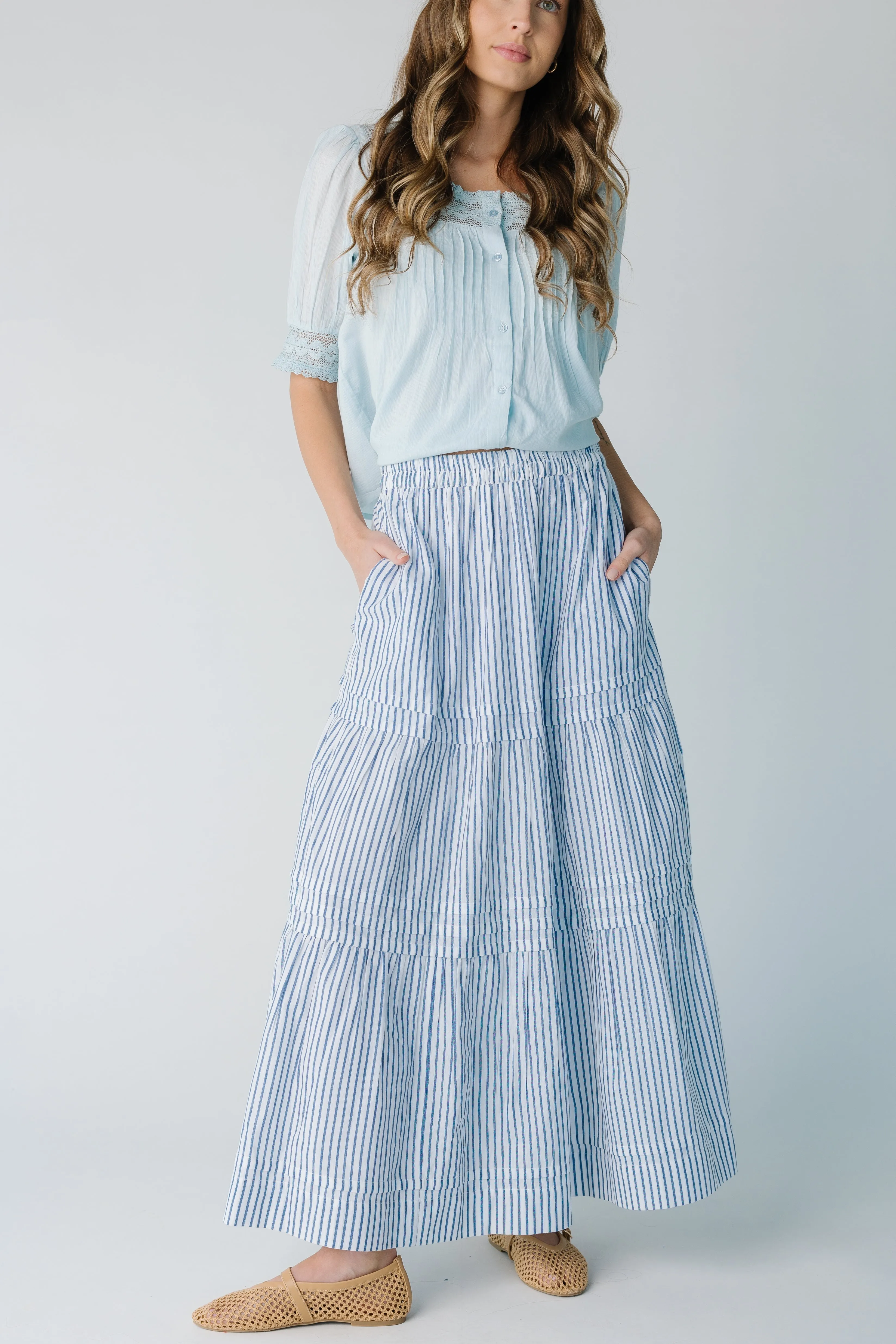 Citrus Shae Stripe Skirt