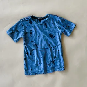 Cruz Splatter print Tee | Denim