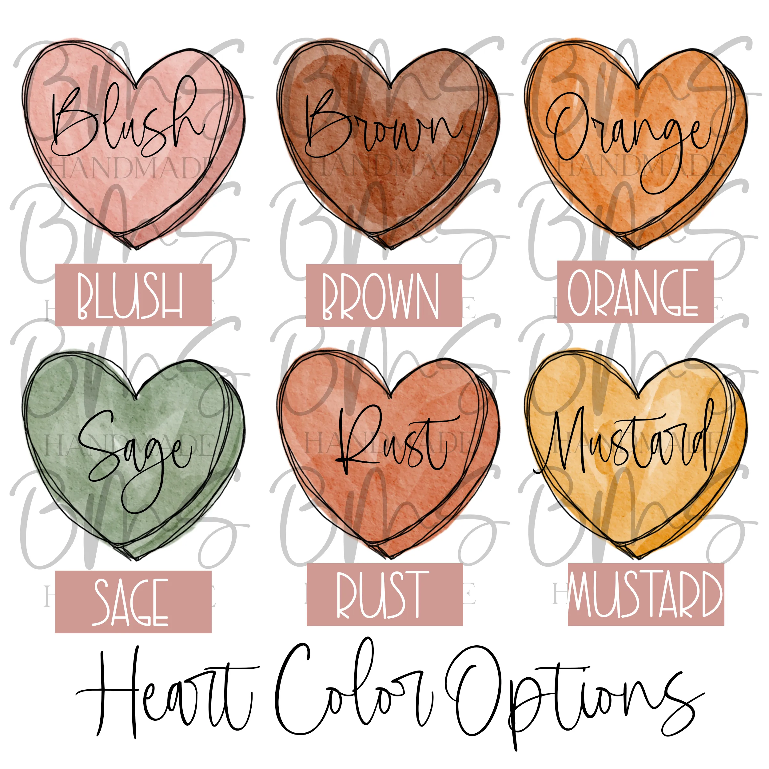 Custom Boho Gram's Hearts Sweatshirt