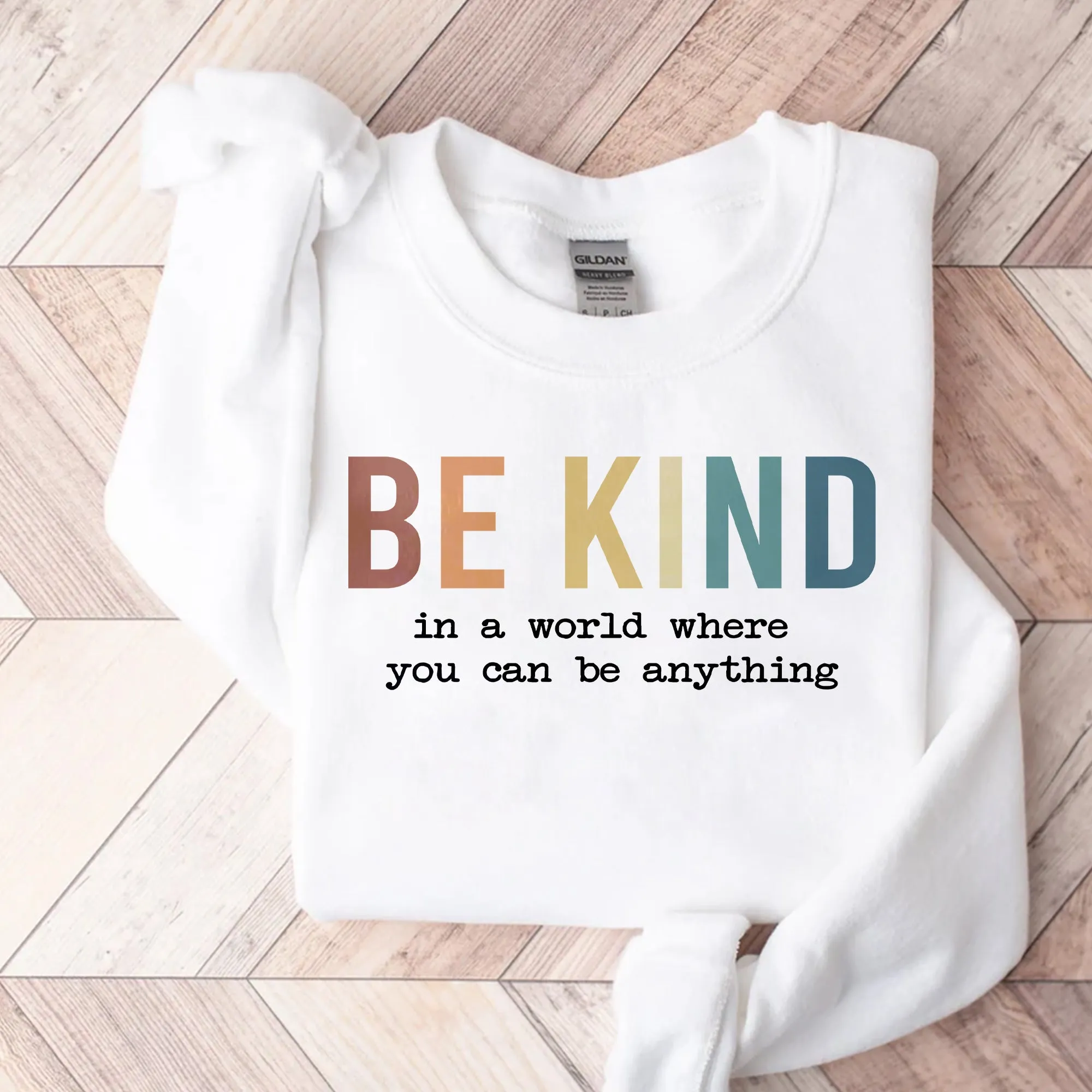 Cute Teacher Sweatshirt, Teacher Appreciation Gifts Crewneck, Be Kind Tee