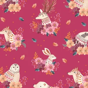 Dashwood Studio - Maple Wood - Animal Heads - Raspberry