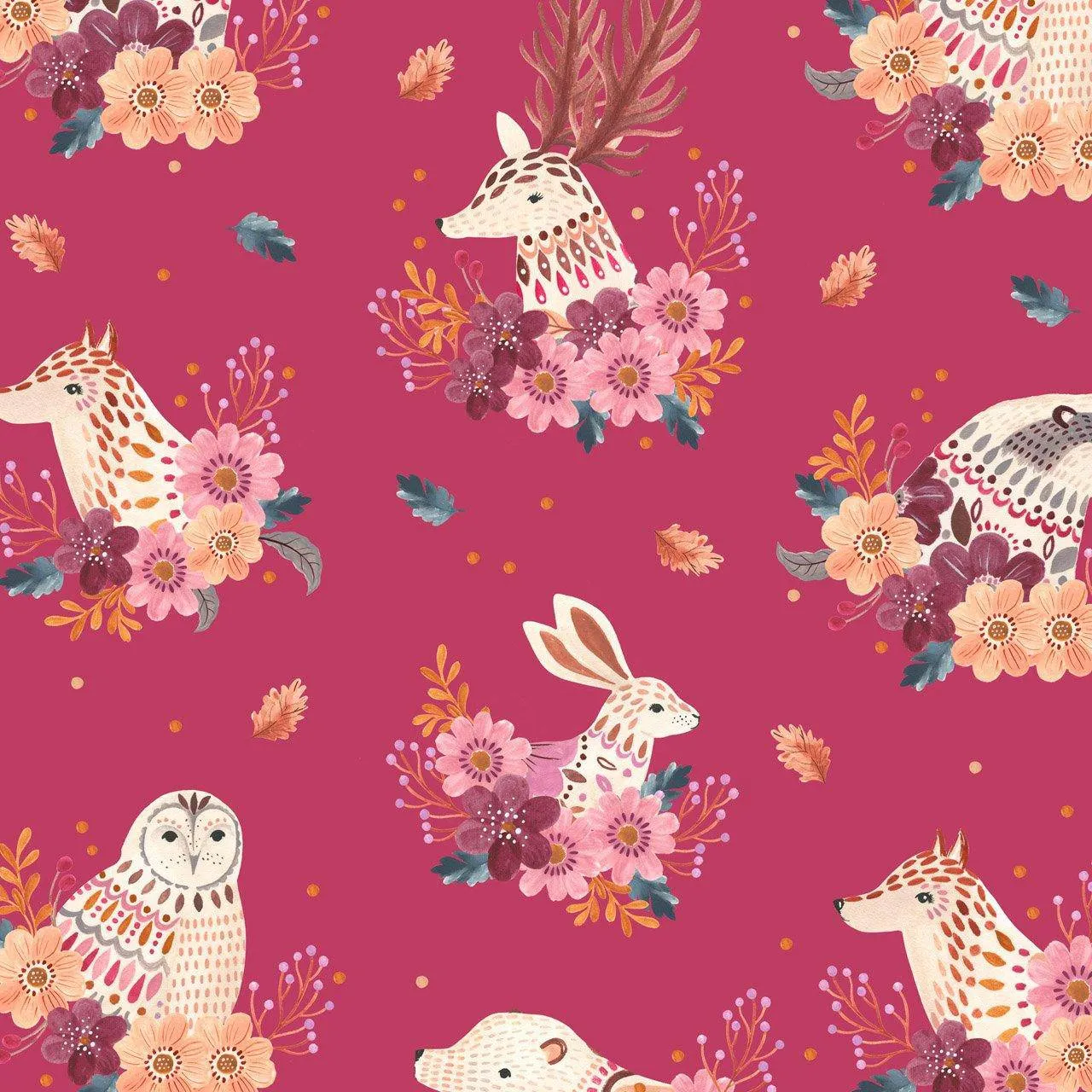 Dashwood Studio - Maple Wood - Animal Heads - Raspberry
