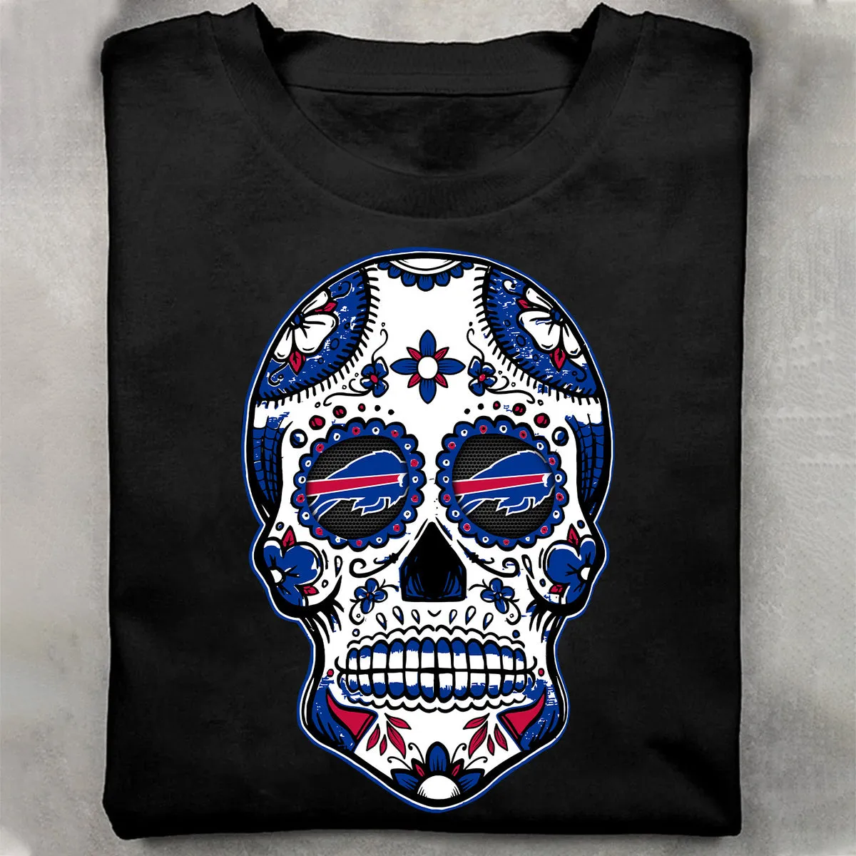 Day of the Dead Sugar Skull Shirt - BFL Bills