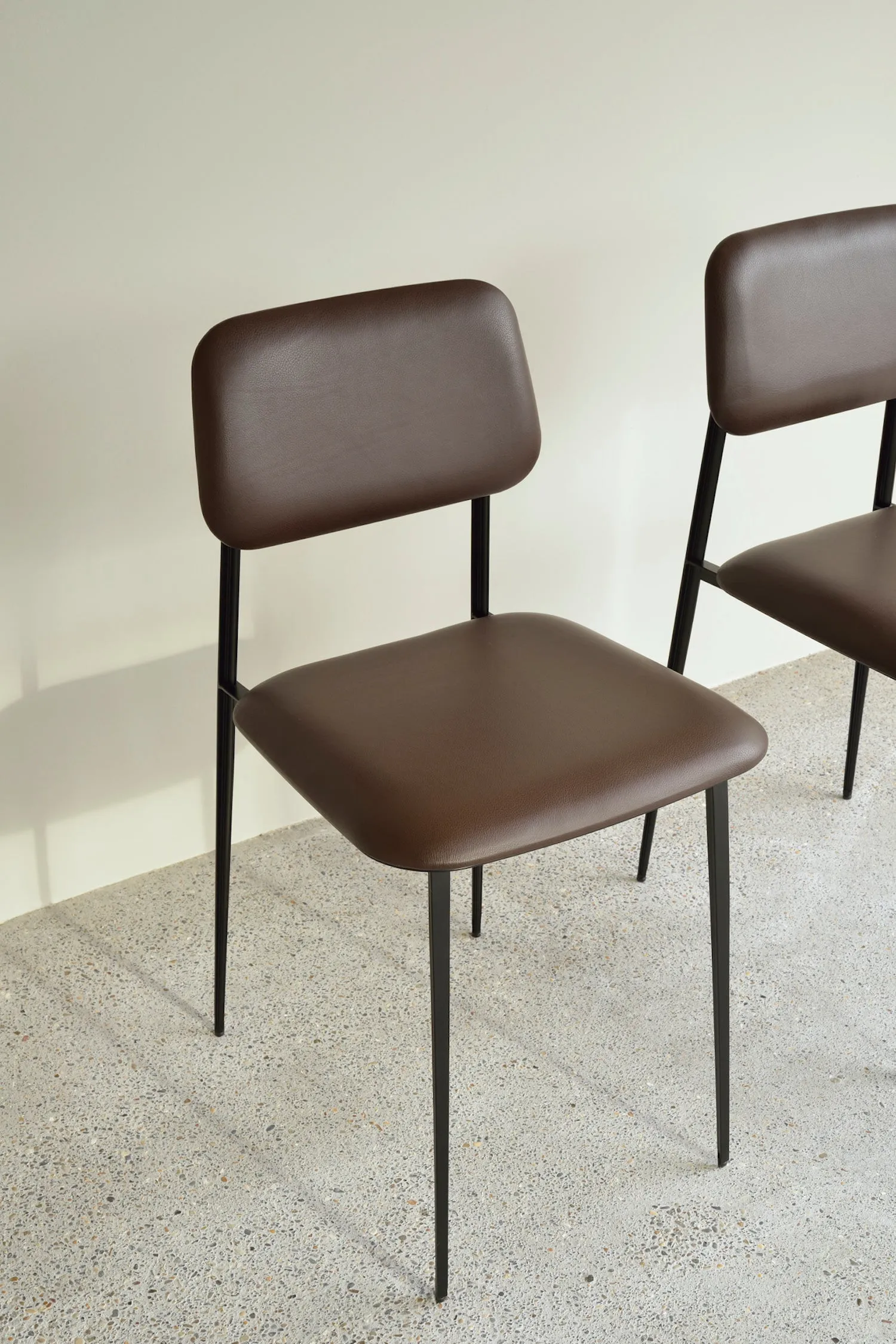 DC Dining Chair - Chocolate Leather