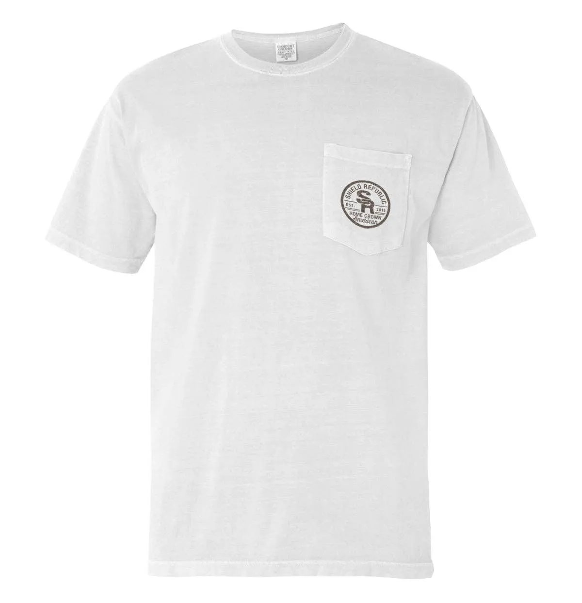 Dirty Hands Clean Money: Comfort Colors Pocket Tee / Blue Jean / 2XL