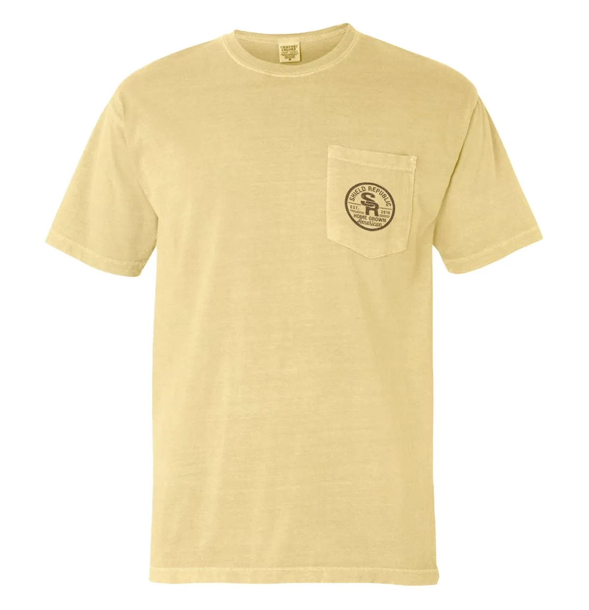 Dirty Hands Clean Money: Comfort Colors Pocket Tee / Blue Jean / 2XL