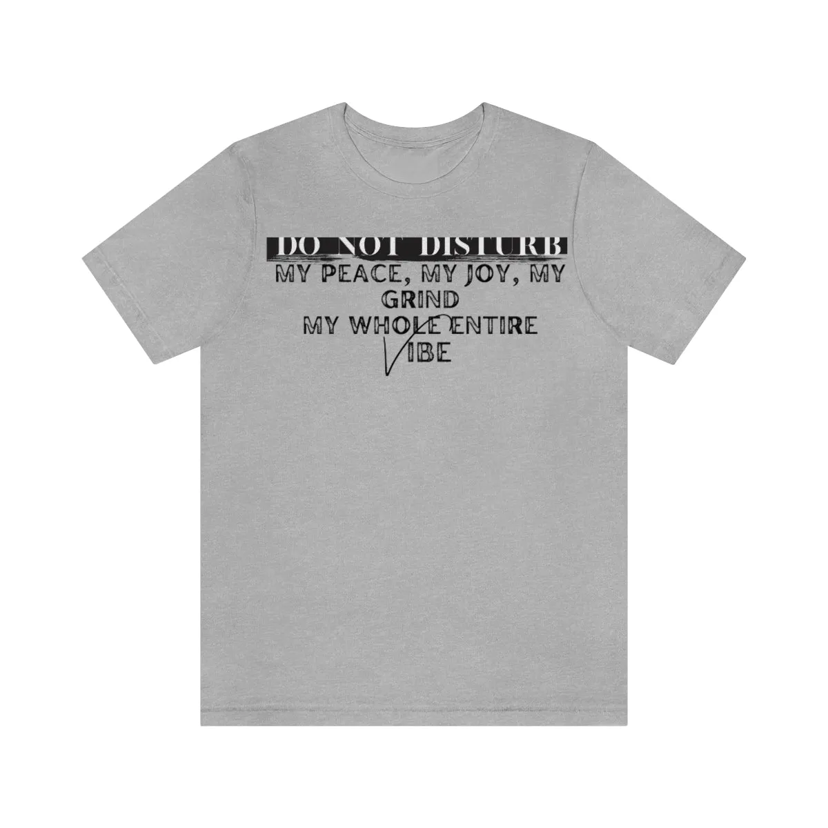 DO NOT DISTURB Jersey Short Sleeve Tee