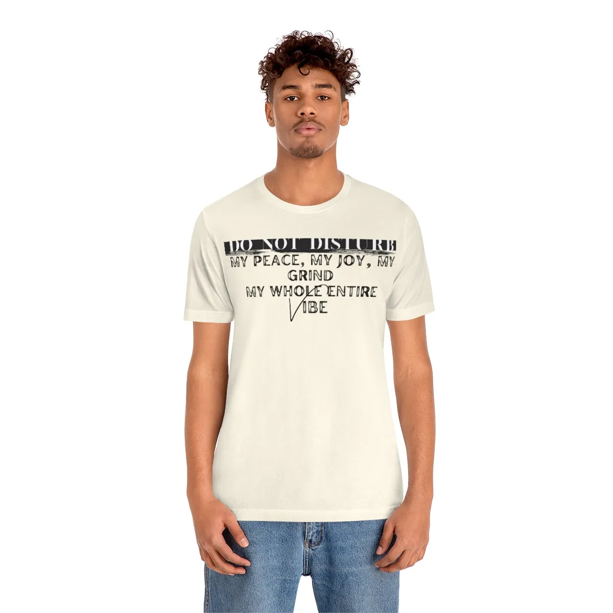 DO NOT DISTURB Jersey Short Sleeve Tee
