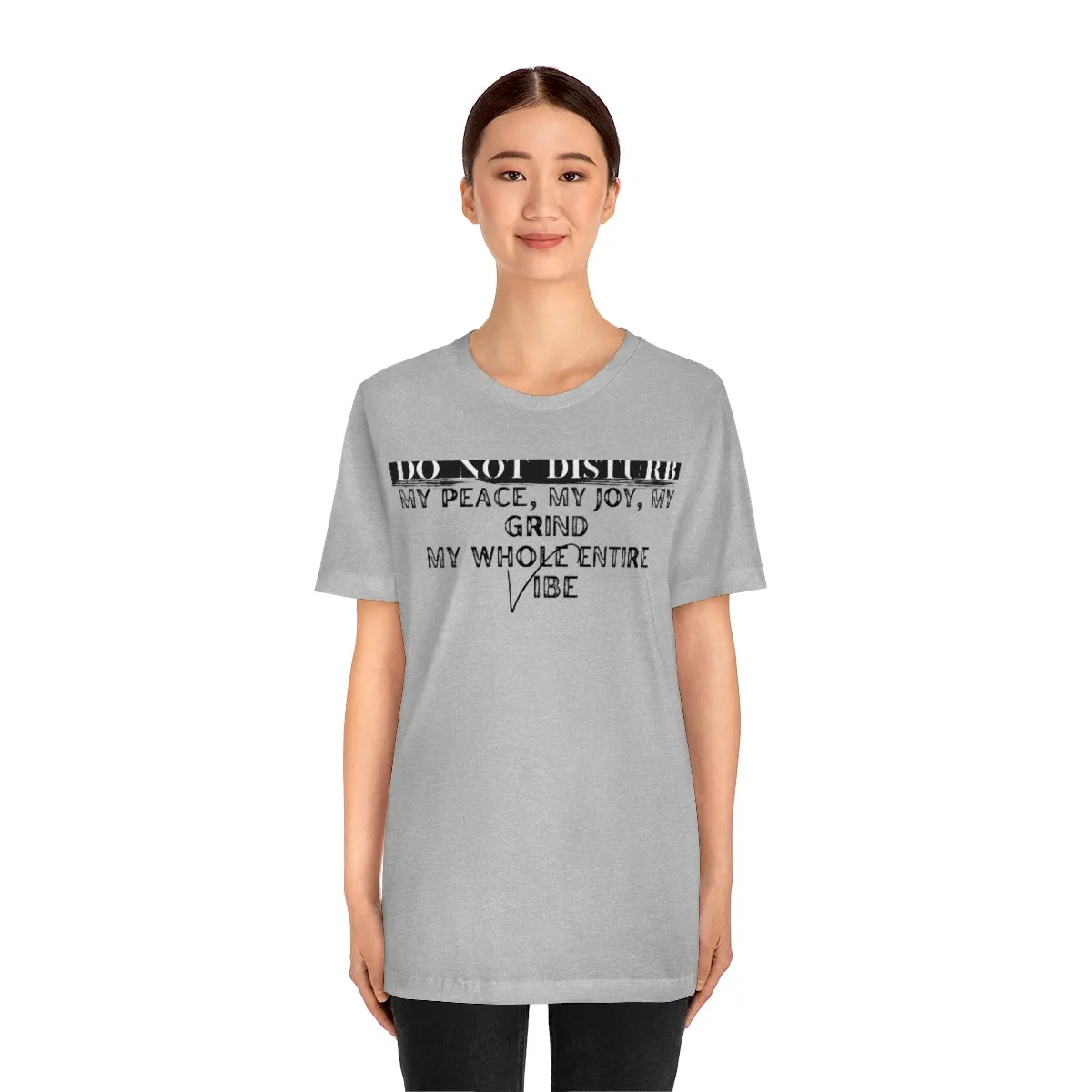 DO NOT DISTURB Jersey Short Sleeve Tee