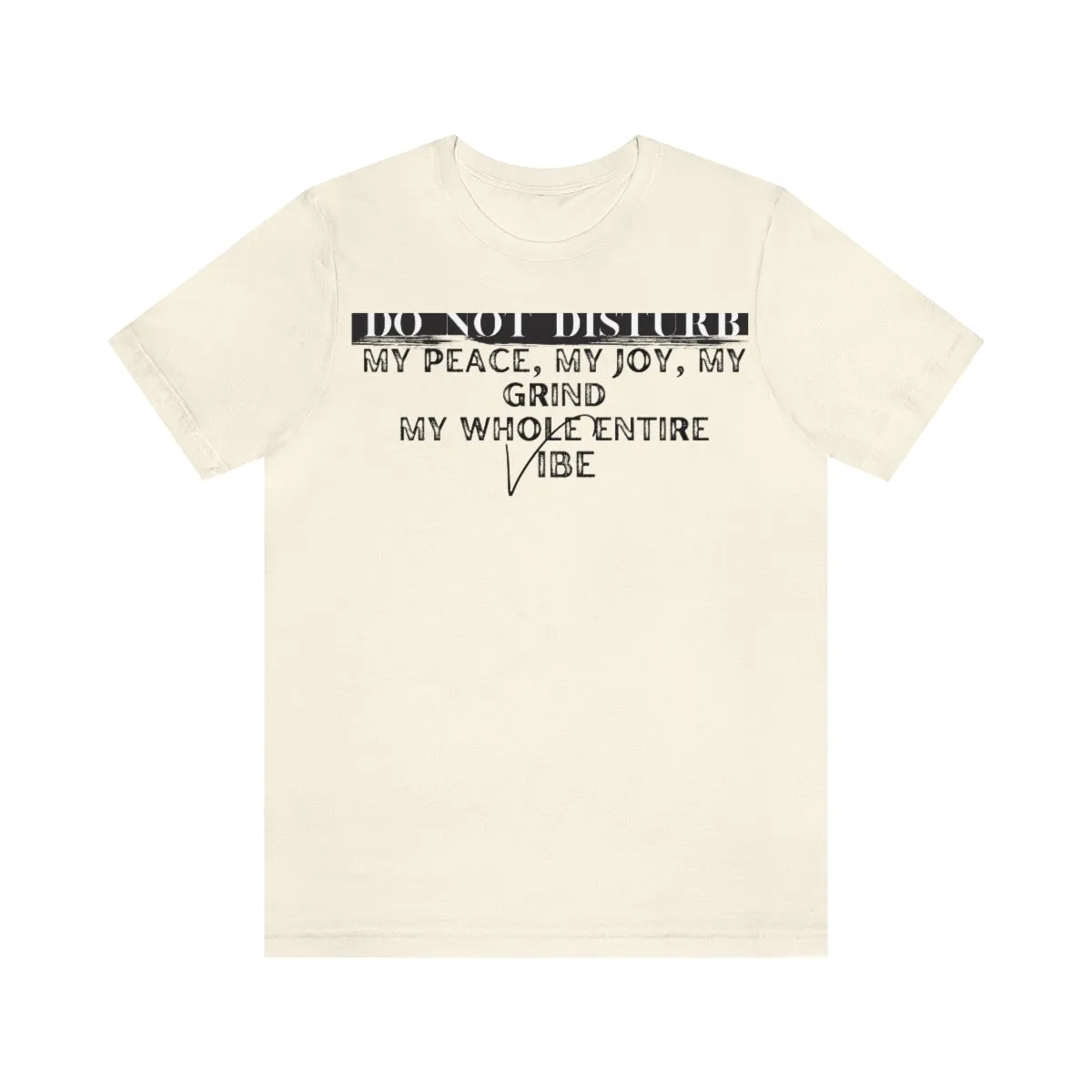 DO NOT DISTURB Jersey Short Sleeve Tee