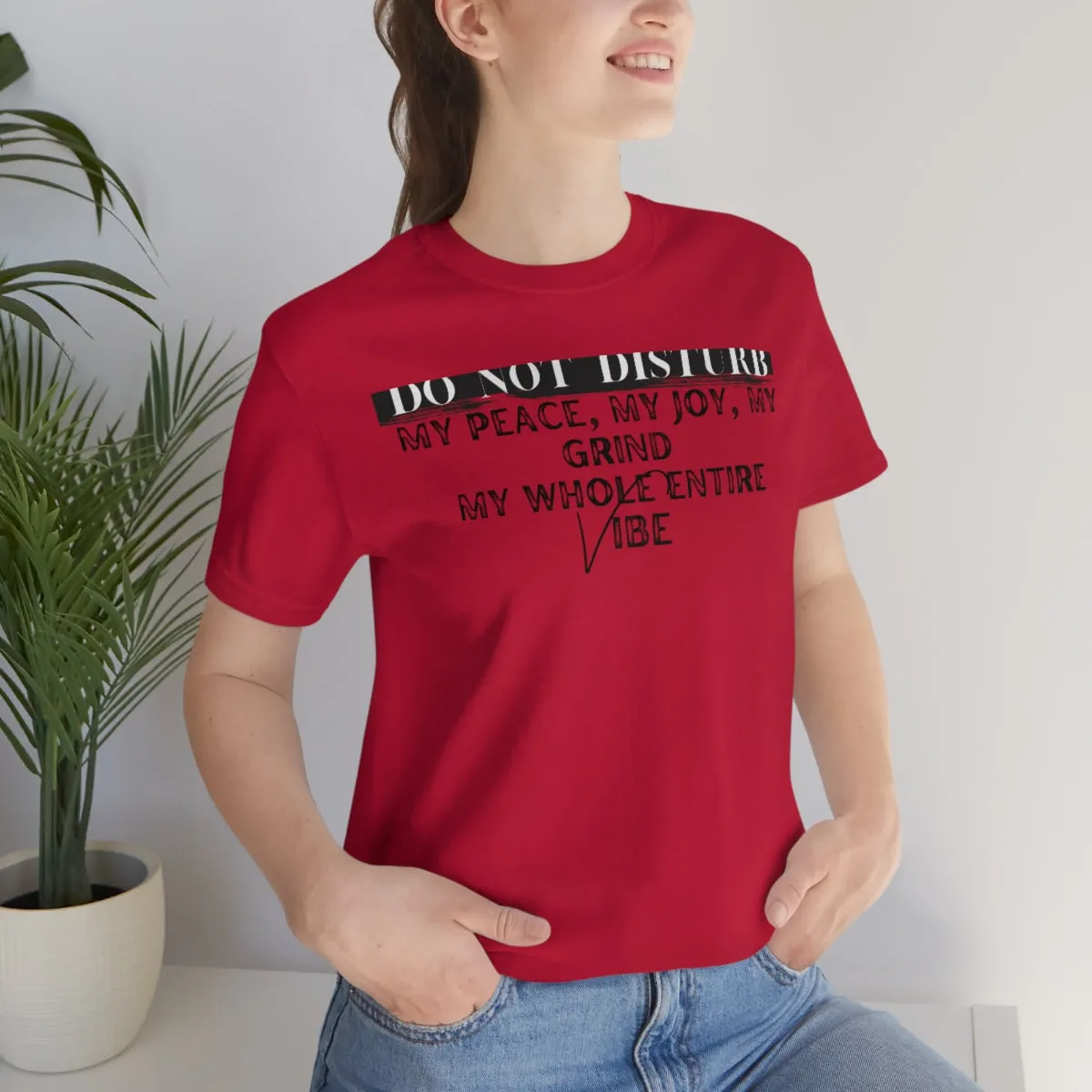 DO NOT DISTURB Jersey Short Sleeve Tee