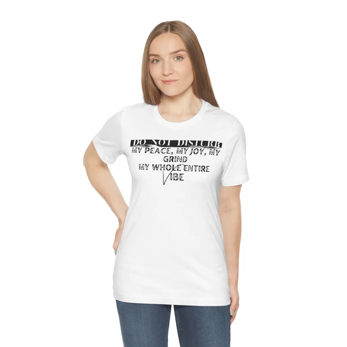 DO NOT DISTURB Jersey Short Sleeve Tee