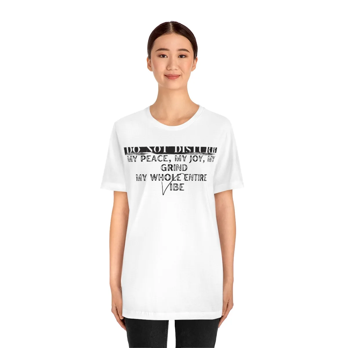 DO NOT DISTURB Jersey Short Sleeve Tee