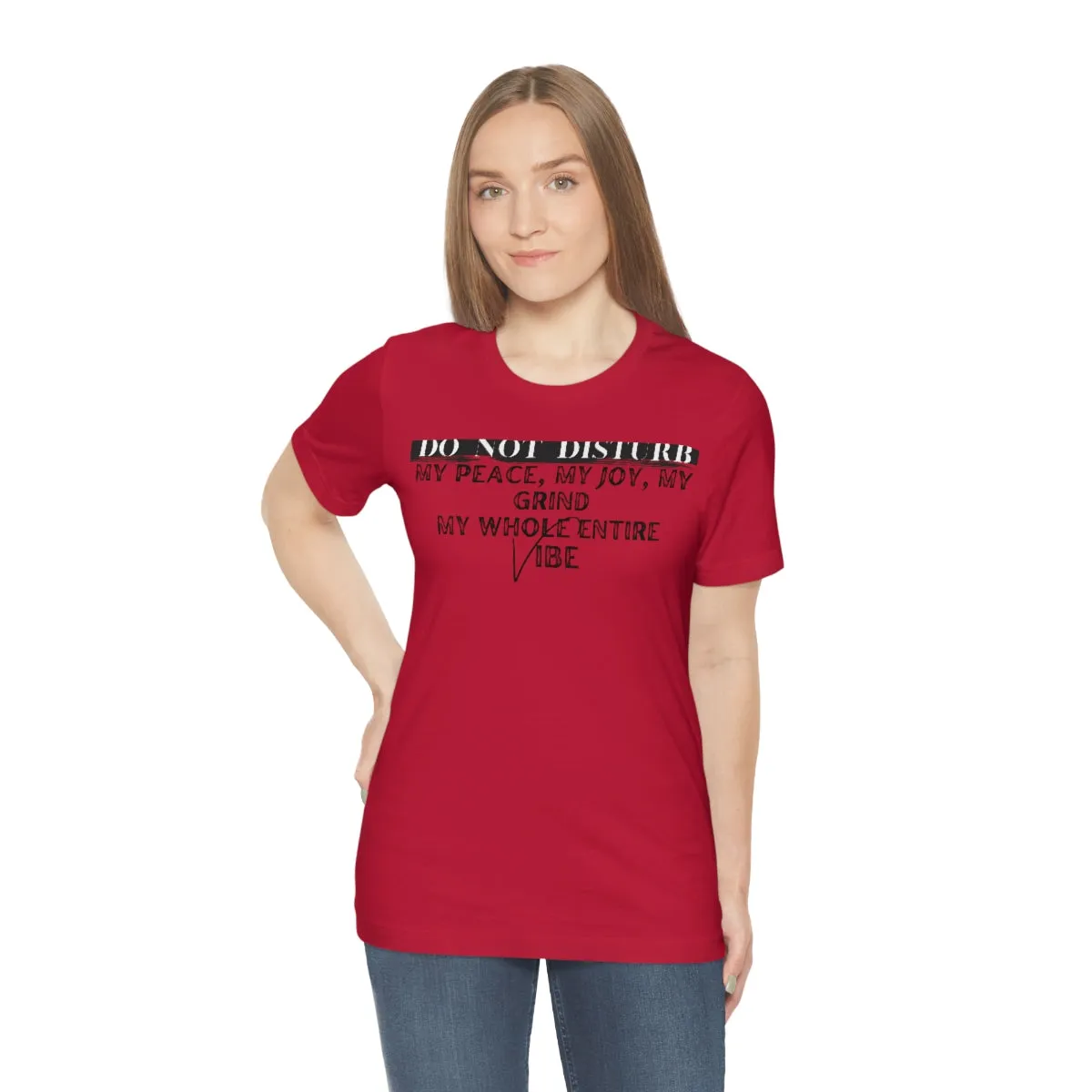 DO NOT DISTURB Jersey Short Sleeve Tee