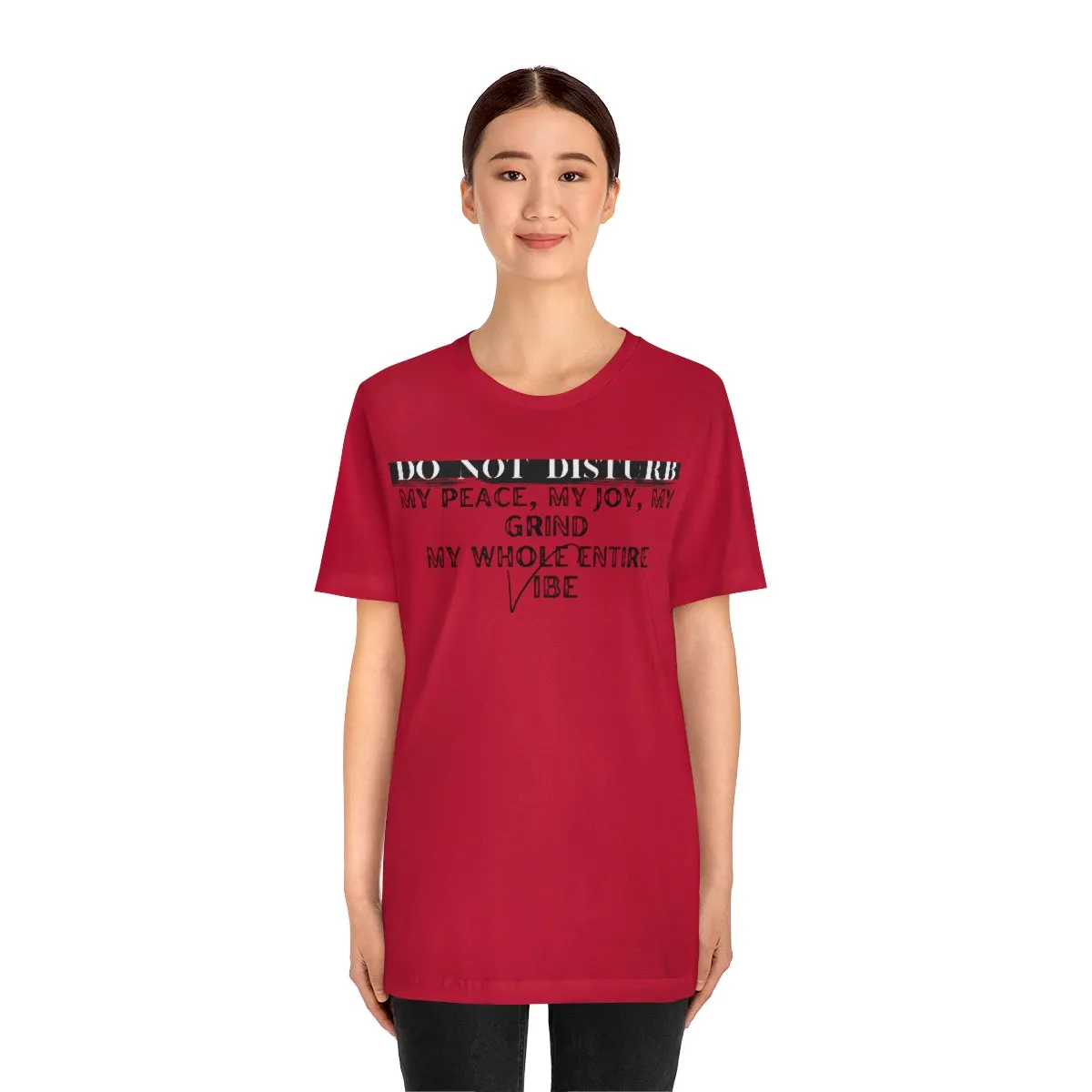 DO NOT DISTURB Jersey Short Sleeve Tee