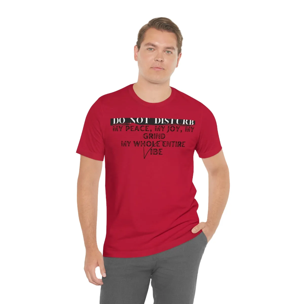 DO NOT DISTURB Jersey Short Sleeve Tee