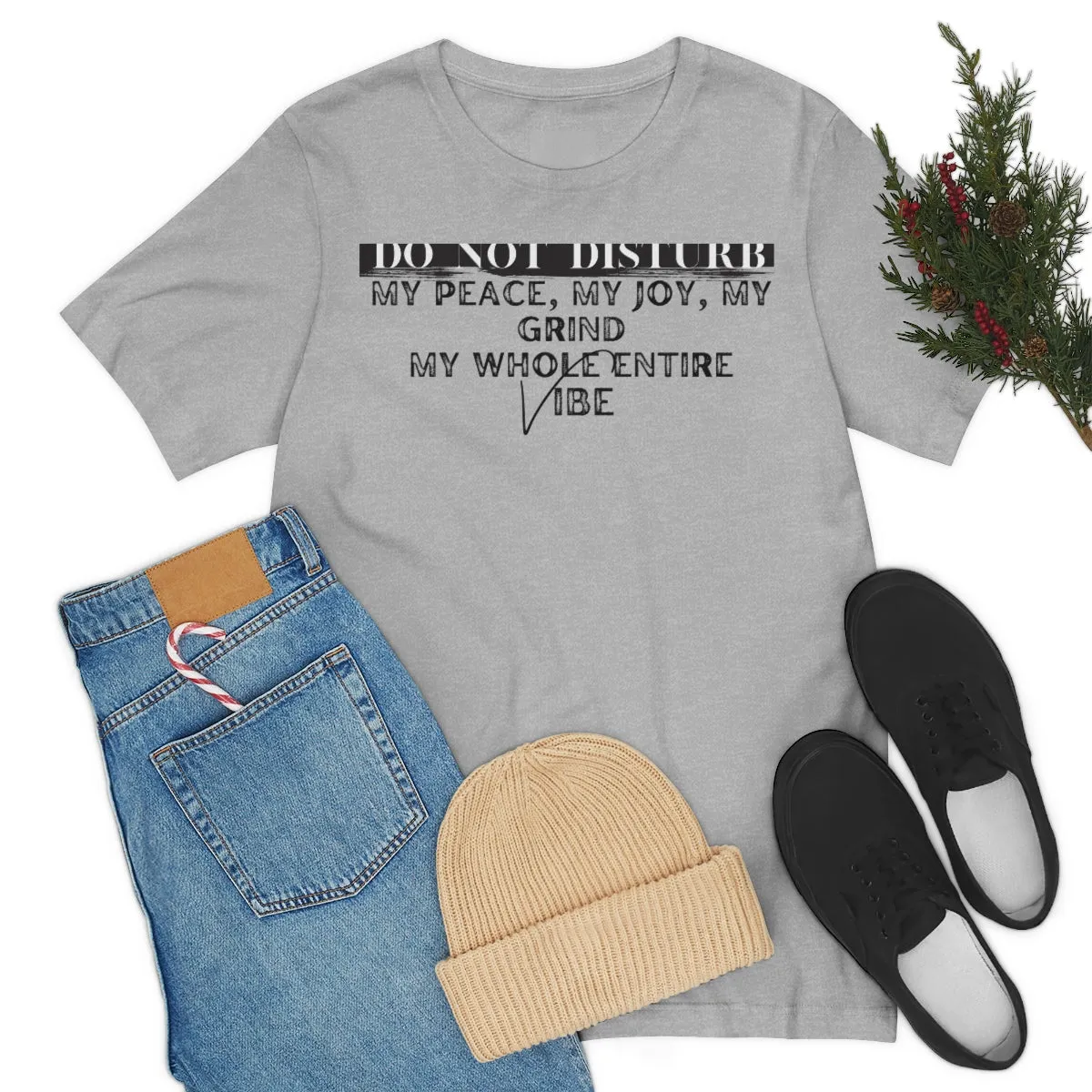 DO NOT DISTURB Jersey Short Sleeve Tee