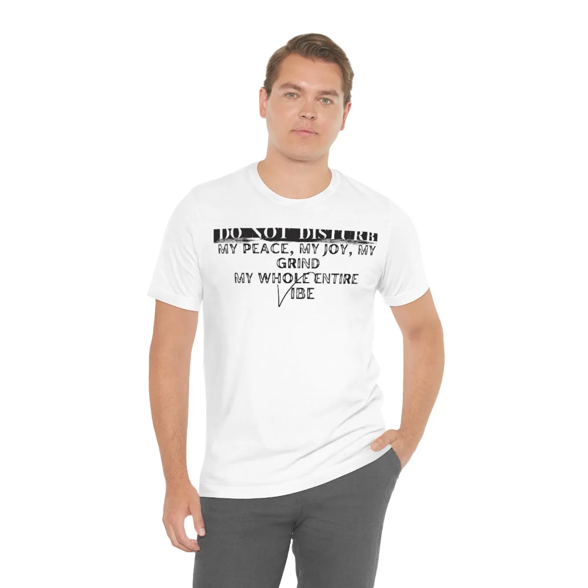 DO NOT DISTURB Jersey Short Sleeve Tee